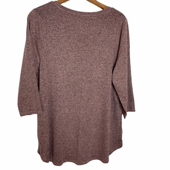 Lane Bryant Womens Pink Knit Top Size 14/16 - Picture 6 of 6